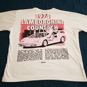 Vintage Driver T-Shirt Lamborghini Countach 1979 Size L